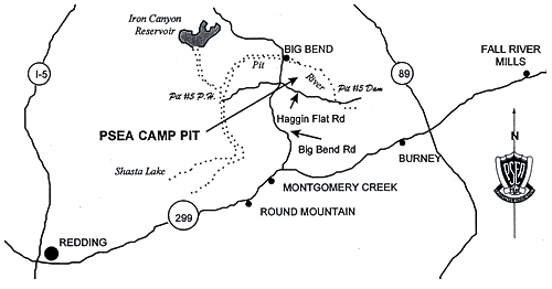 Camp Pit River Map