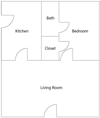 Del Monte Typical Cabin Layout