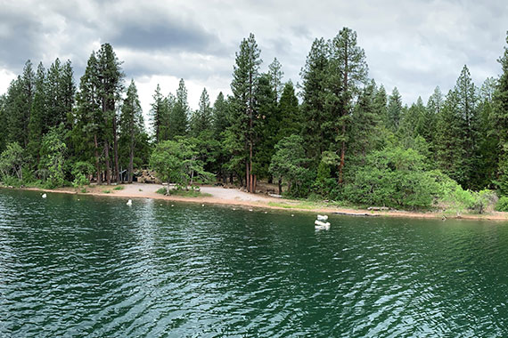 Ferry Crossing from lake