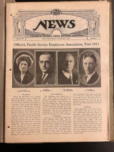 1927 PSEA news