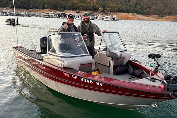 Fishermen in boat